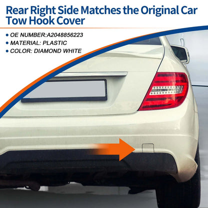 Rear Tow Hook Cover for Mercedes-Benz C-Class W204 (2012-2015)