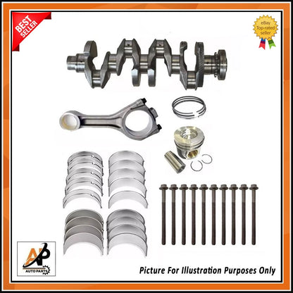 Crankshaft with Engine Rebuild Kit Replacement for Jaguar 204DTD (2000–2005)