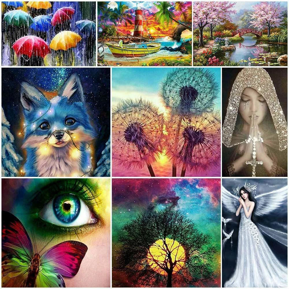 5D Diamond Painting Drill Kits for Art Decor Gifts Mural