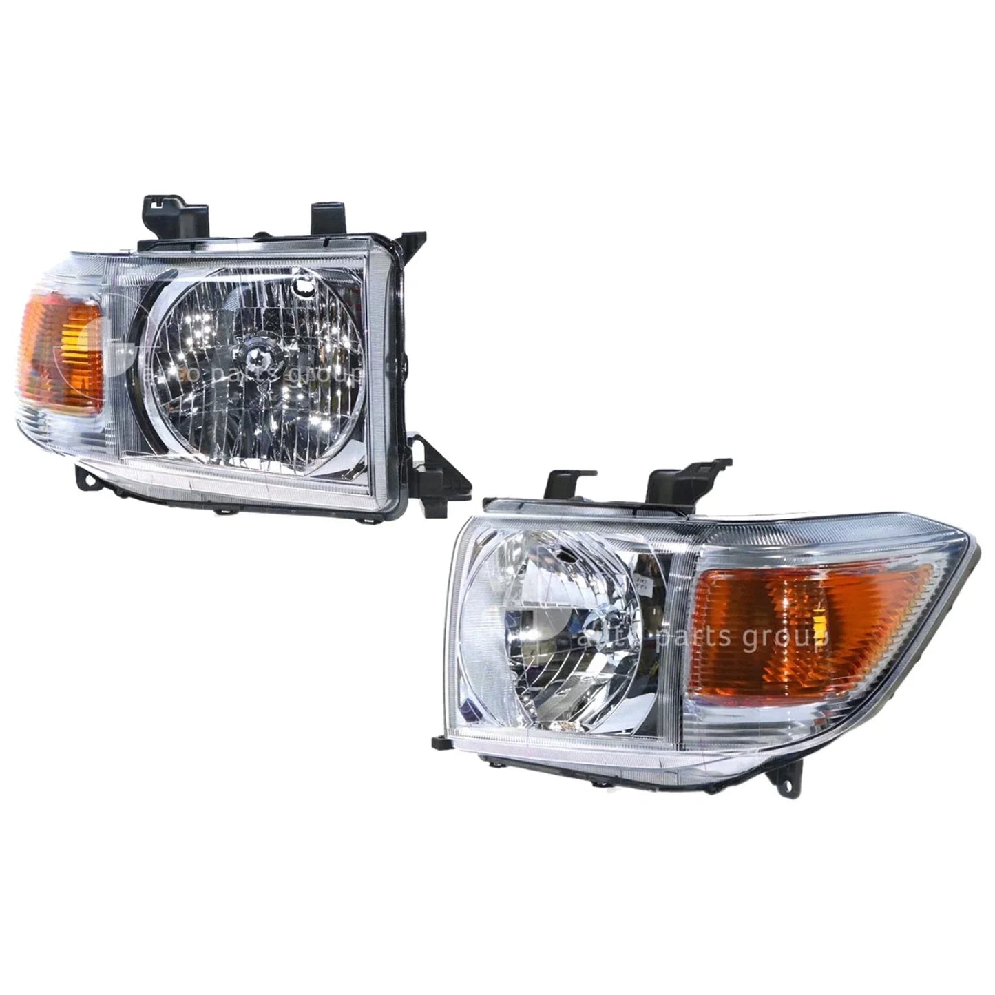 LH+RH Replacement Headlights Pair for Toyota Landcruiser 70 2007-On Left Right