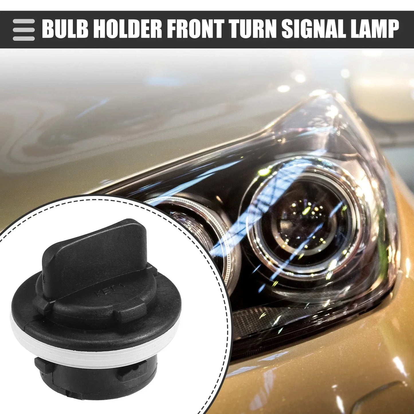 License Plate Light Socket for Hyundai Tucson 2014-2017 (ABS, 2 x)