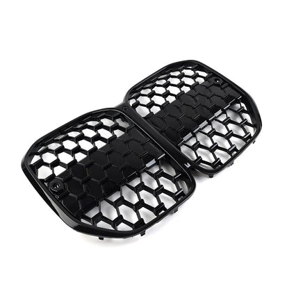 Meteor Style Front Bumper Kidney Grill for BMW 4 Series G22 G23 (2021-2023)