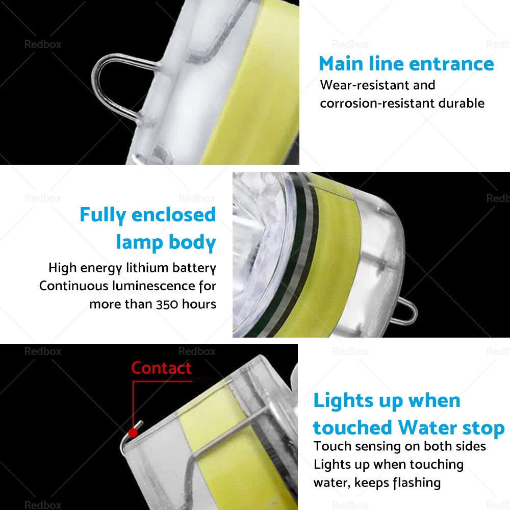 LED Flash Fishing Light for Deep Drop Underwater Squid Strobe Bait Lure