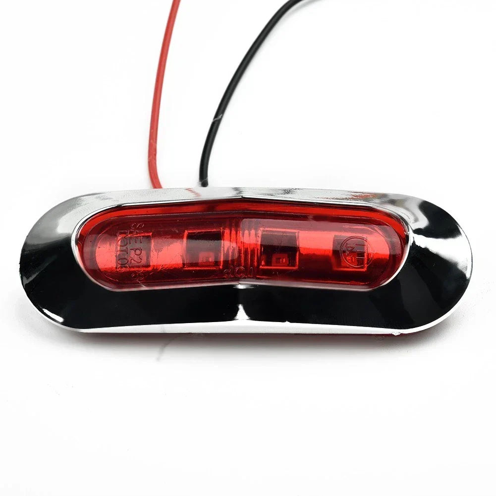 2 x Red/Green LED Boat Navigation Light Deck Waterproof Bow Pontoon Lights 12-24V