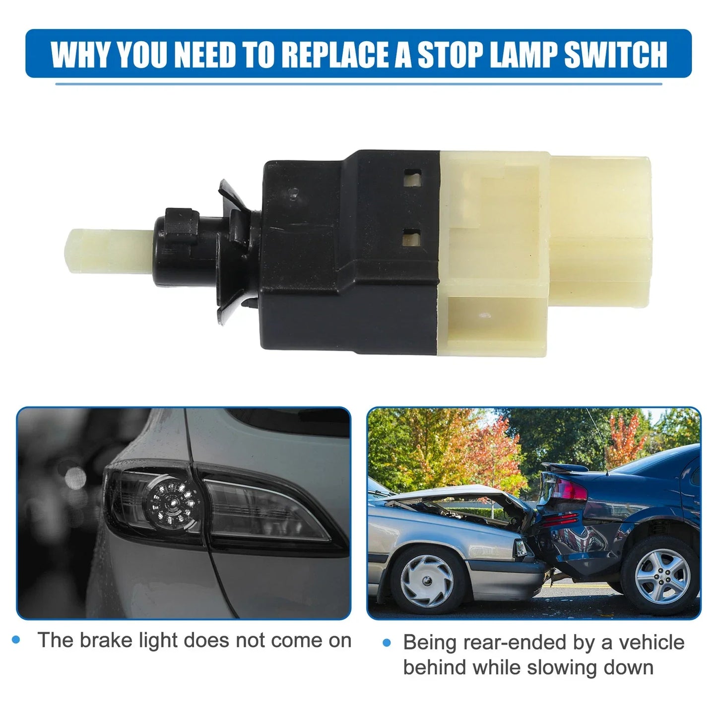 Brake Light Switch for Mercedes-Benz ML 430 4.3L V8 (1999)
