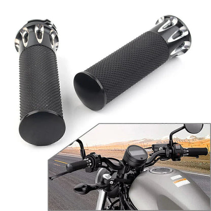 Black Handle Bar Grips for Harley Sportster XL883 XL1200 (2004-2023)