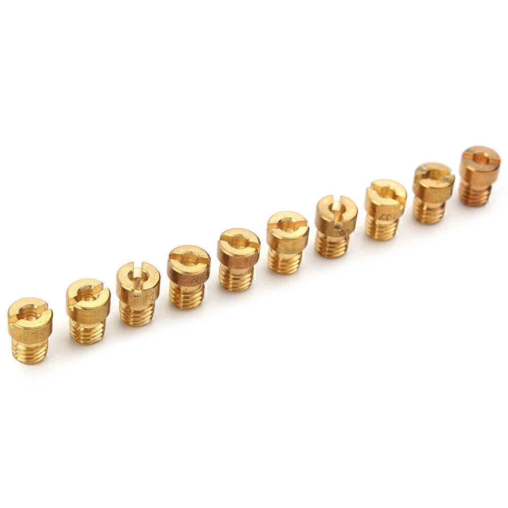 10PCS 5MM Main Jets Nozzle Kit for Dellorto Carburetor (75-98)