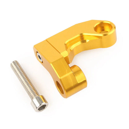 Gold CNC Front Brake Clutch Cable Clamps for Honda CB650F (2014-2023)
