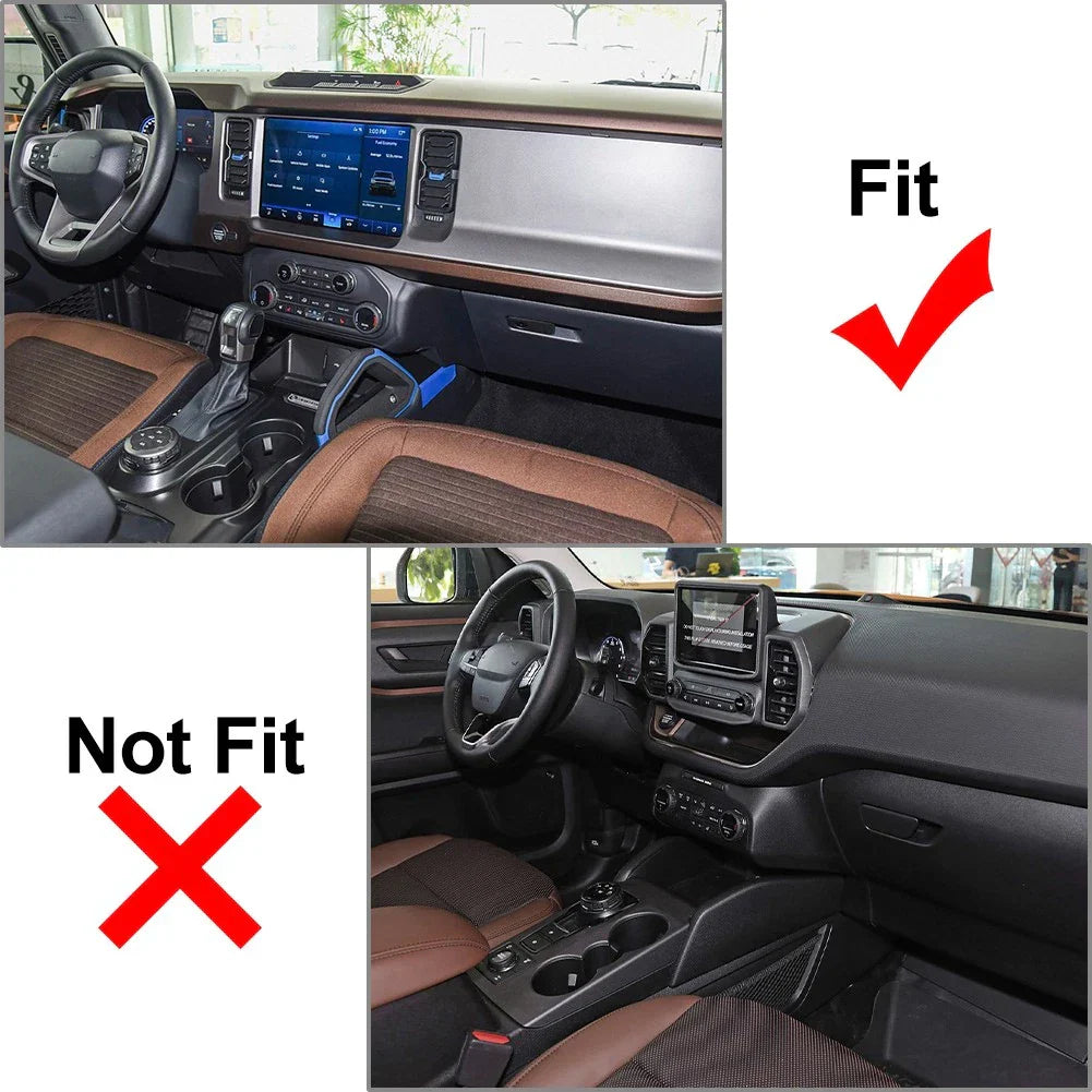 Gear Shift Side Storage Box Tray for Ford Bronco 2021-2024