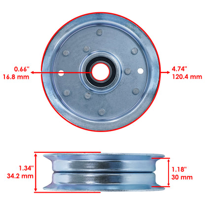 Deck Idler Pulley Replacement for Murray Snapper (2005–2018)