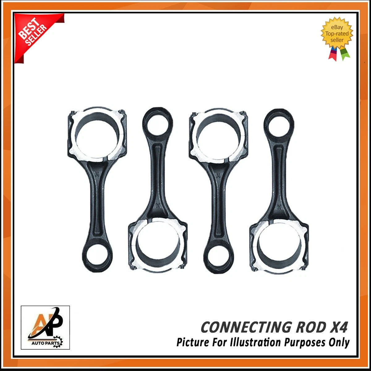 Conrod Assembly Replacement Set of 4 for Mazda 6 Saloon Estate CX-5 (2014–2019)