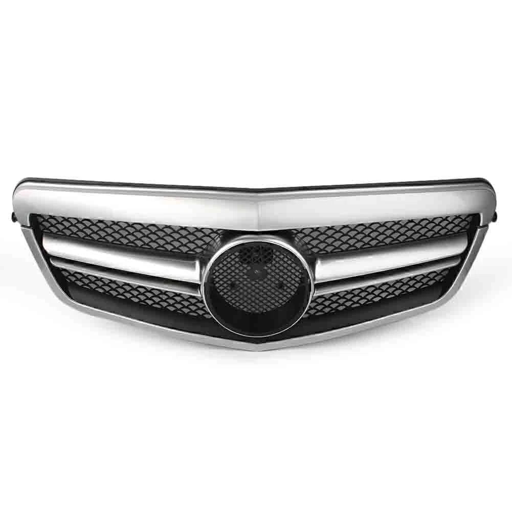 Front Upper Bumper Mesh Grille for Mercedes E-Class W212 S212 (2010-2013)