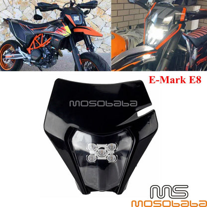 LED Headlight Assembly for KTM EXC 300 TPI, EXC-F 350 EU (2014-2021)