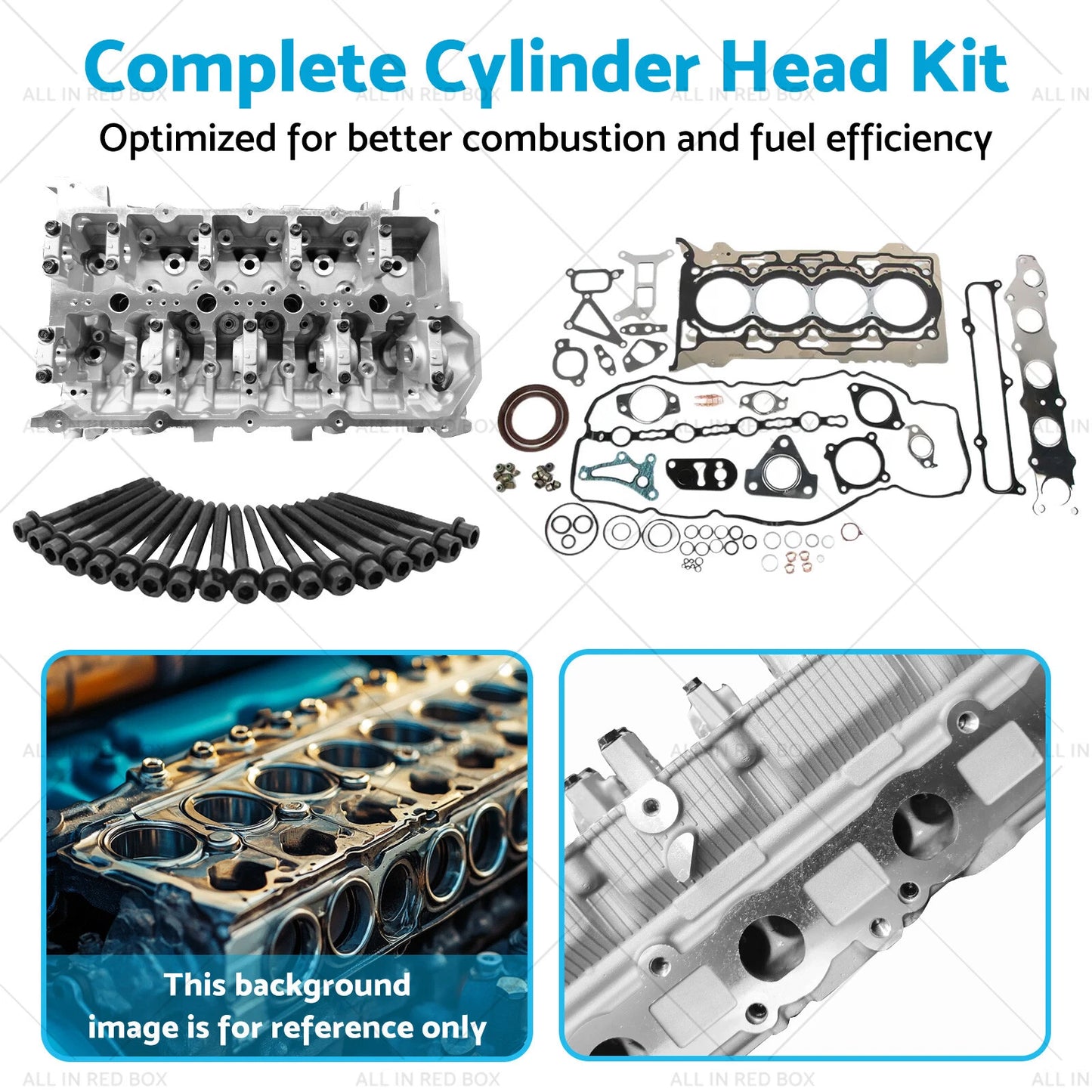 Cylinder Head Kit w/ Gaskets & Bolts for Mitsubishi Triton (2015-2023)