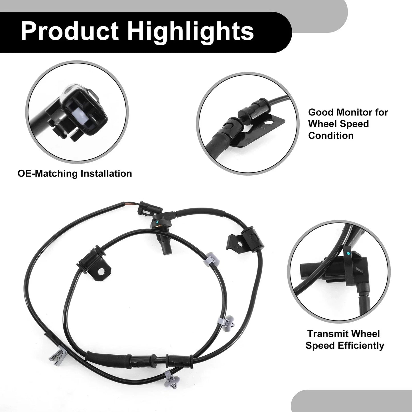 ABS Wheel Speed Sensor for Hyundai Tiburon (2005-2008)