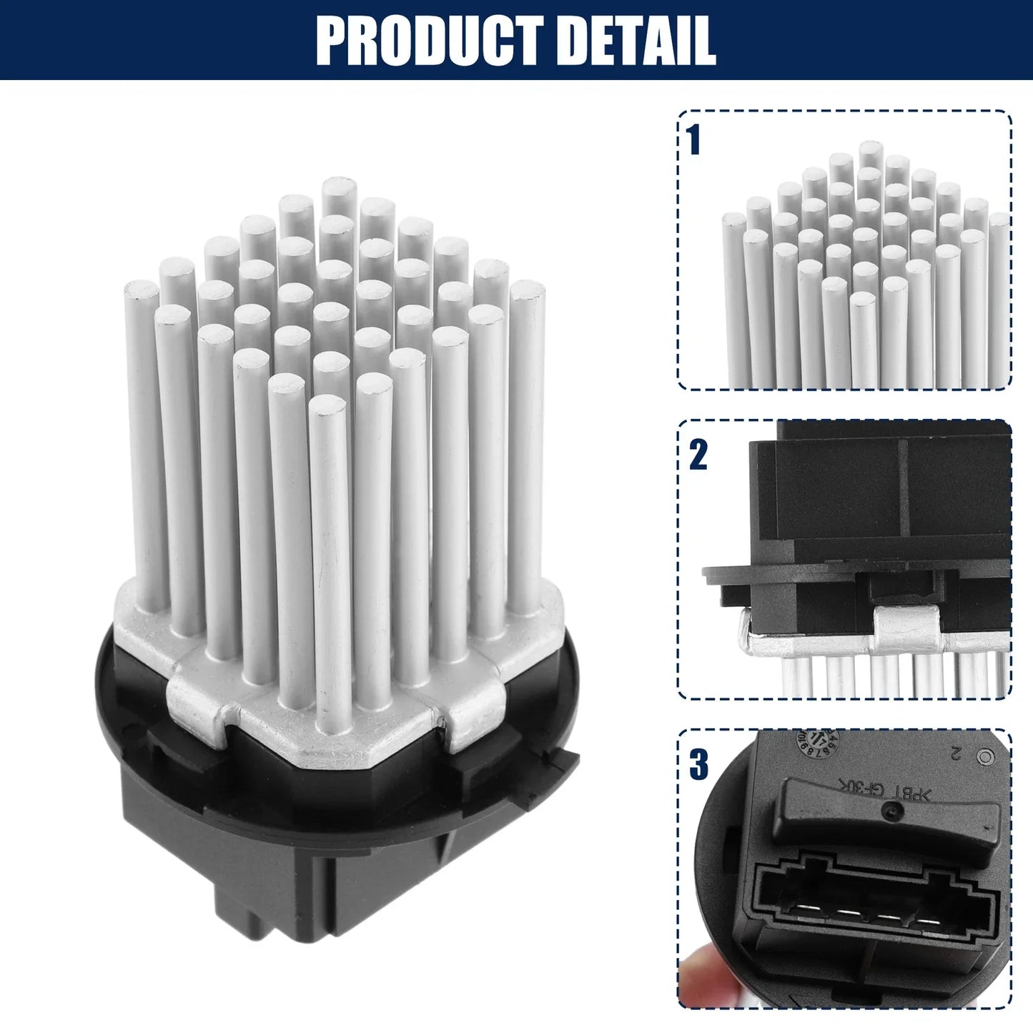HVAC Blower Motor Resistor for Mercedes-Benz C-Class, E-Class (2001-2007)