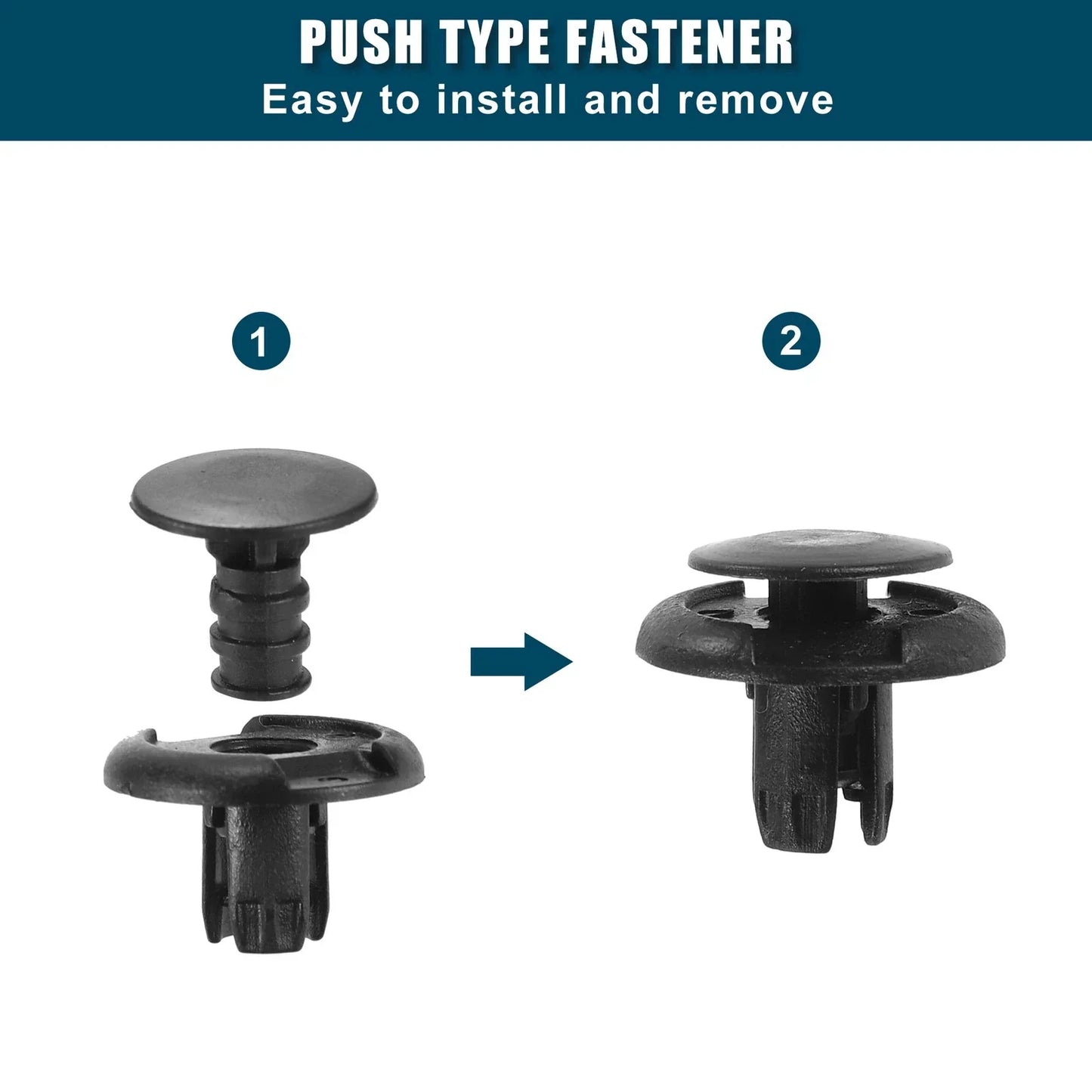 Fender Liner Clips 100 x Replacement for Honda Accord (2003-2007)