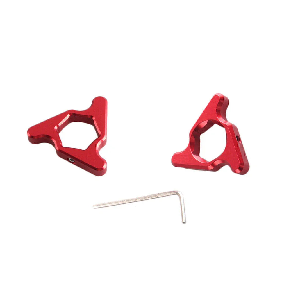 19mm Preload Adjusters for Suzuki Kawasaki Honda BMW Ducati Buell Red