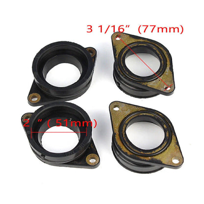4x Carburetor Intake Manifold Boot for Honda CBR1000RR (2004-2005)