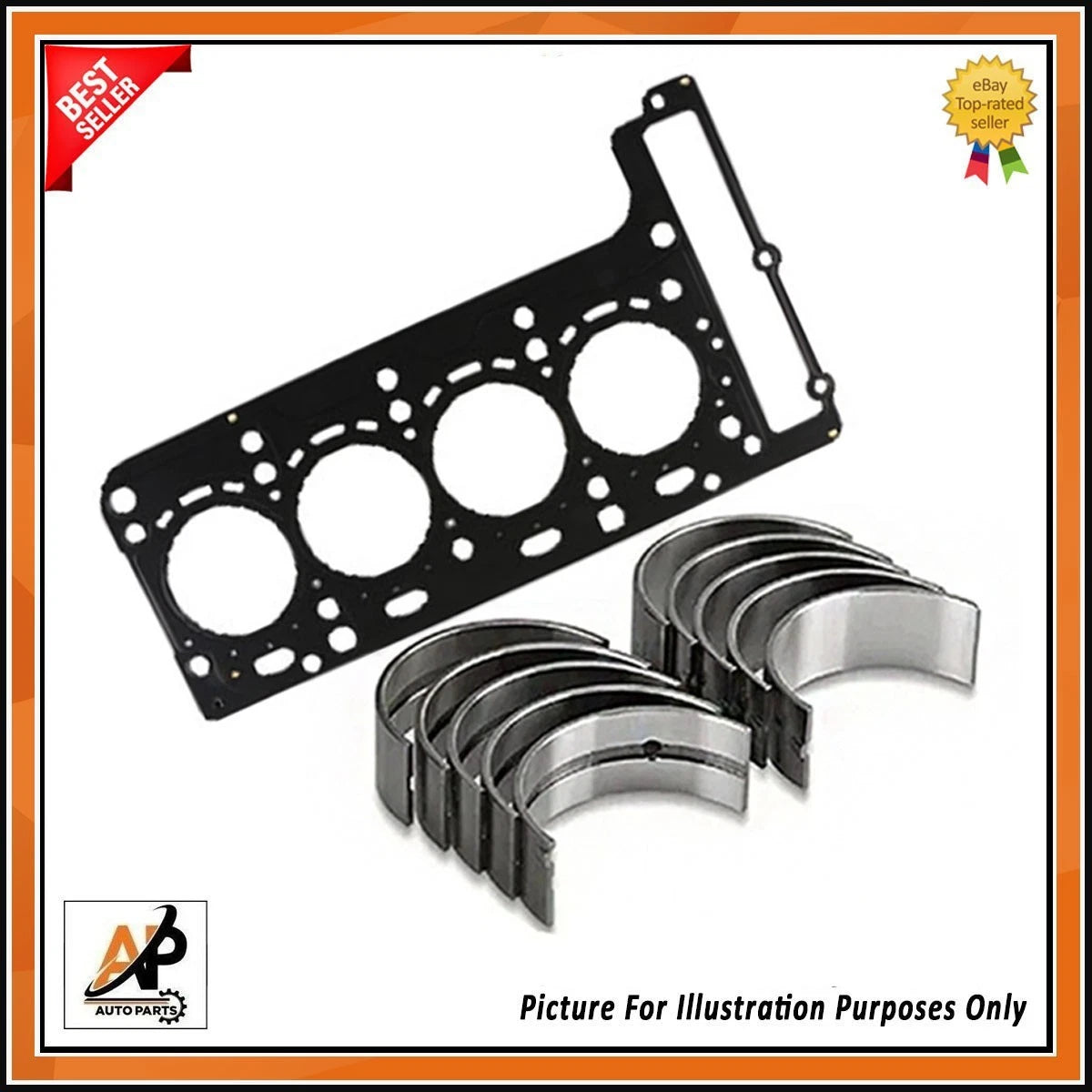 Engine Bearings and Head Gasket Replacement Kit for Mercedes OM651 (2010–2017)