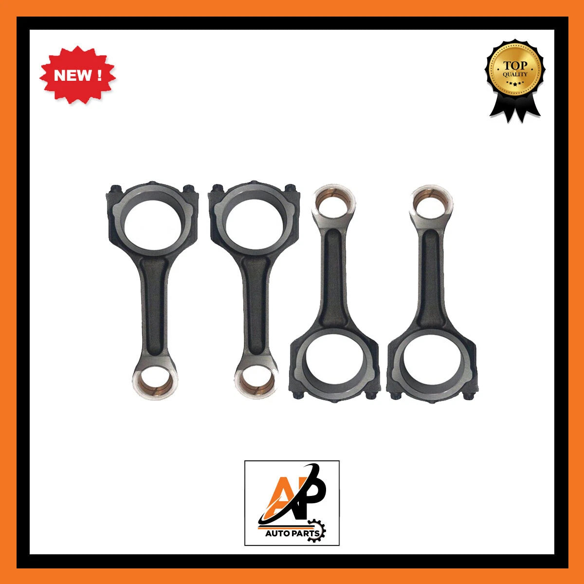 Connecting Rod Set Replacement 4 Pieces for Citroen Peugeot Ford (2005–2016)