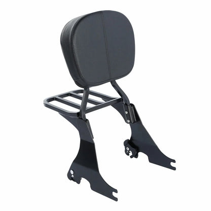 Sissy Bar Backrest Luggage Rack for Harley Sportster (2004-2022)
