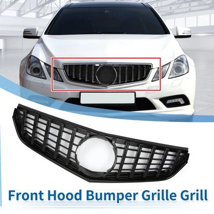 Front Upper Bumper Grille for Mercedes-Benz E250 (2011-2013) Black