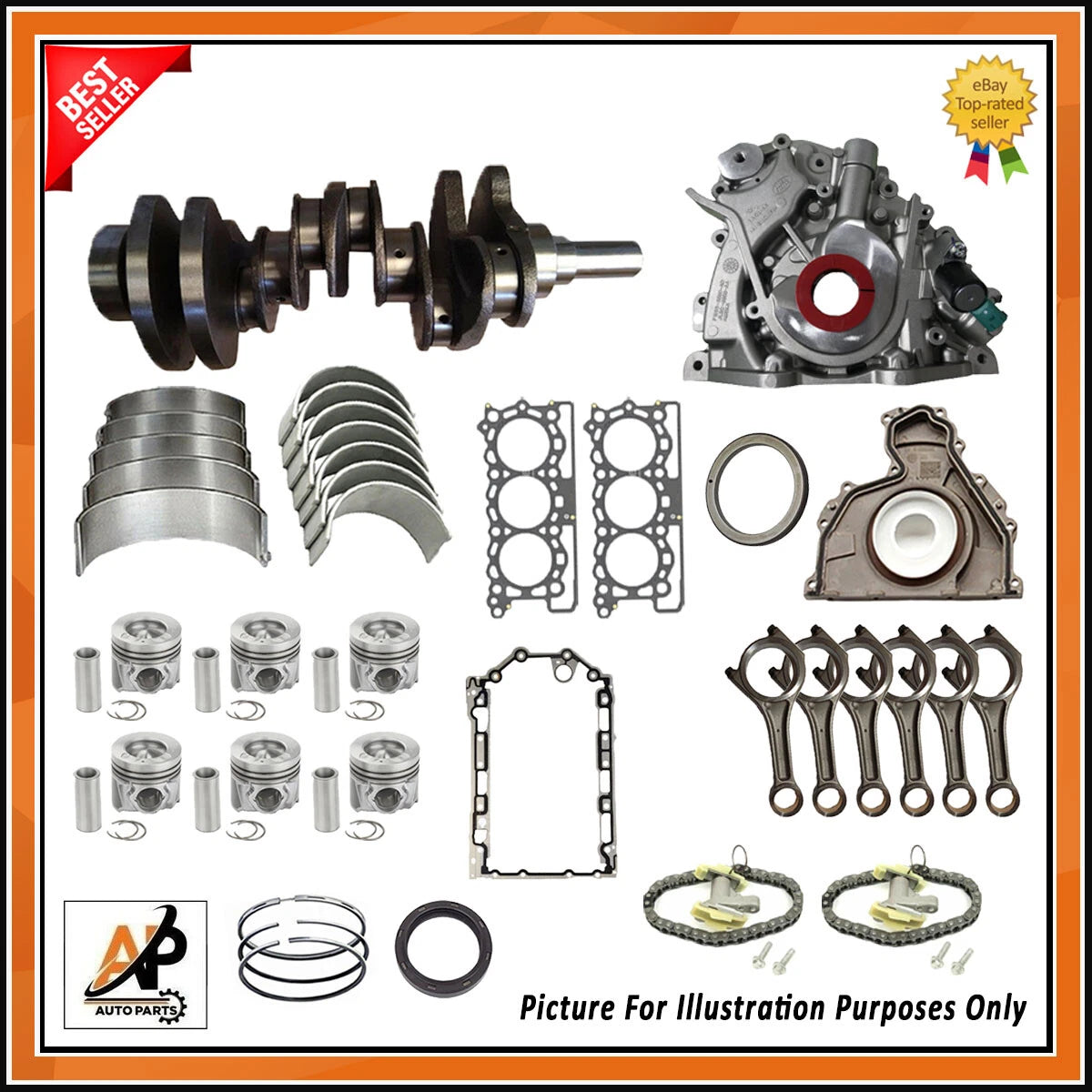 Crankshaft Replacement for Land Rover Jaguar 3.0 D 306DT (Generation 2) (2006–2018)