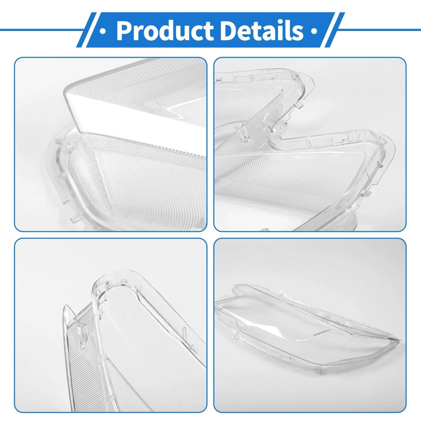 Car Front Left Headlight Lens Cover for Honda CRV (2015-2016)