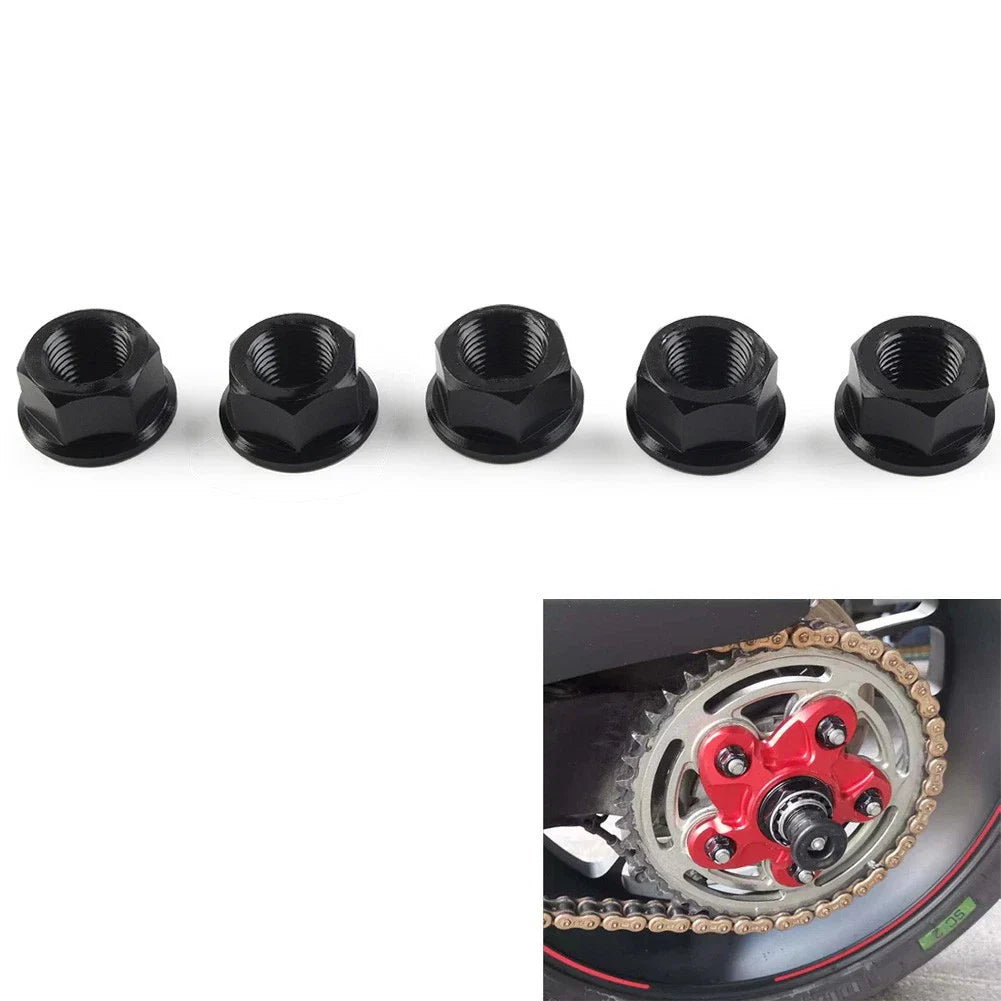 M10 Rear Sprocket Nuts for Ducati Hypermotard 796 950 Hyperstrada 821 939