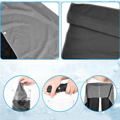 Cooling Hoodie Towels 63x30 cm for Yoga Sports Gym Fitness