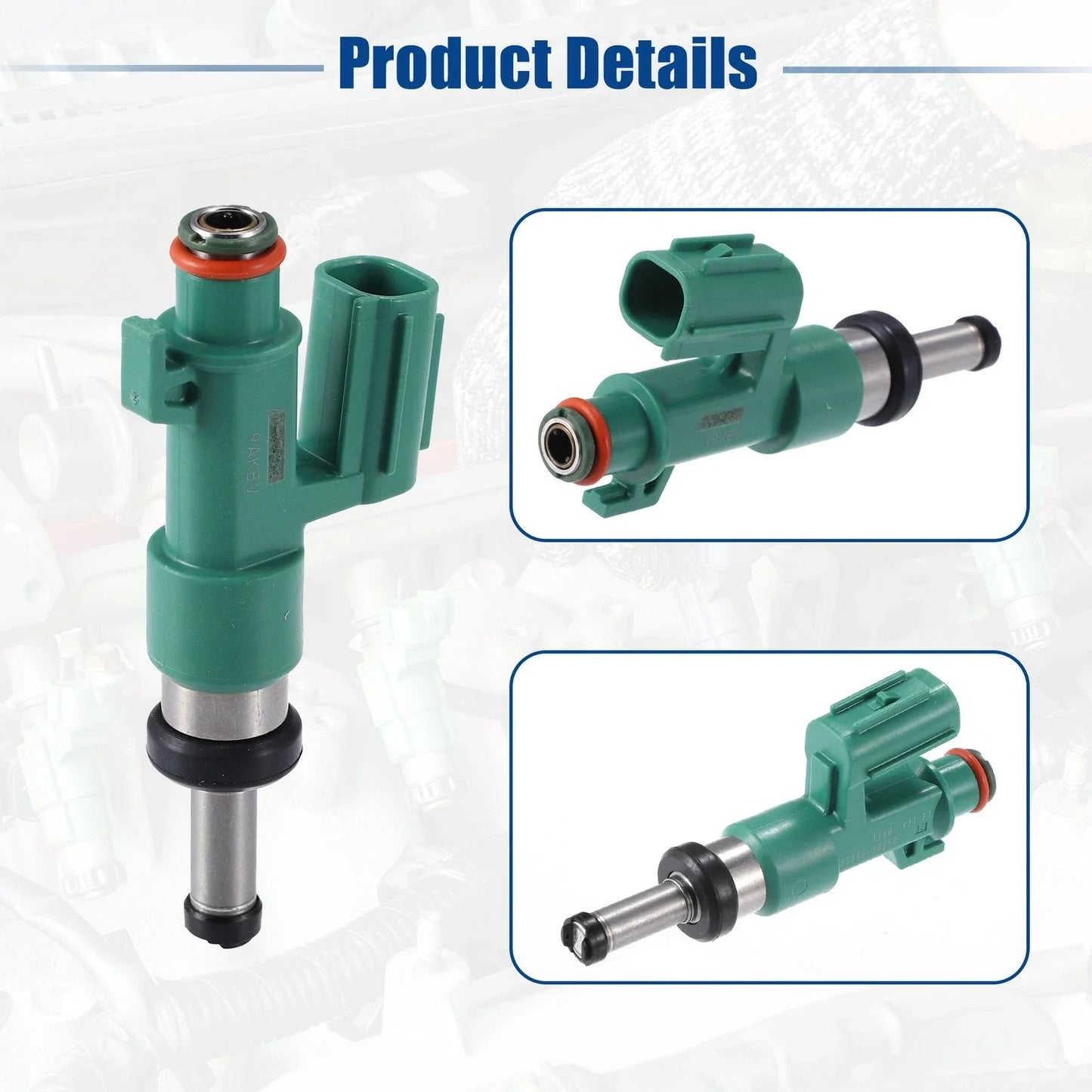 4 x Fuel Injector Nozzle Replacement for Lexus GS460 4.6L (2009-2011)