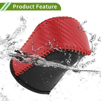 Car Gear Shift Knob Cover for Lexus GS300 2012-2020 Red Carbon Fiber