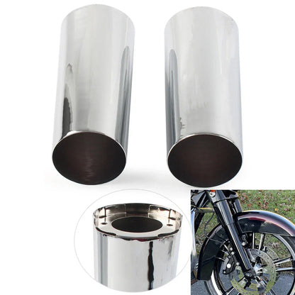Smooth Fork Tube Slider Covers for Harley Electra Tri Glide FLHX (2009-2023)