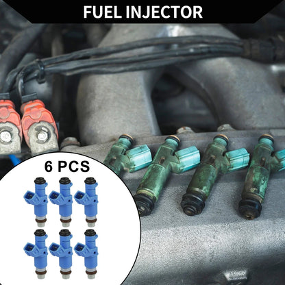 Fuel Injector 3.0L Blue 6 x Pcs for Honda Accord (2003-2007)