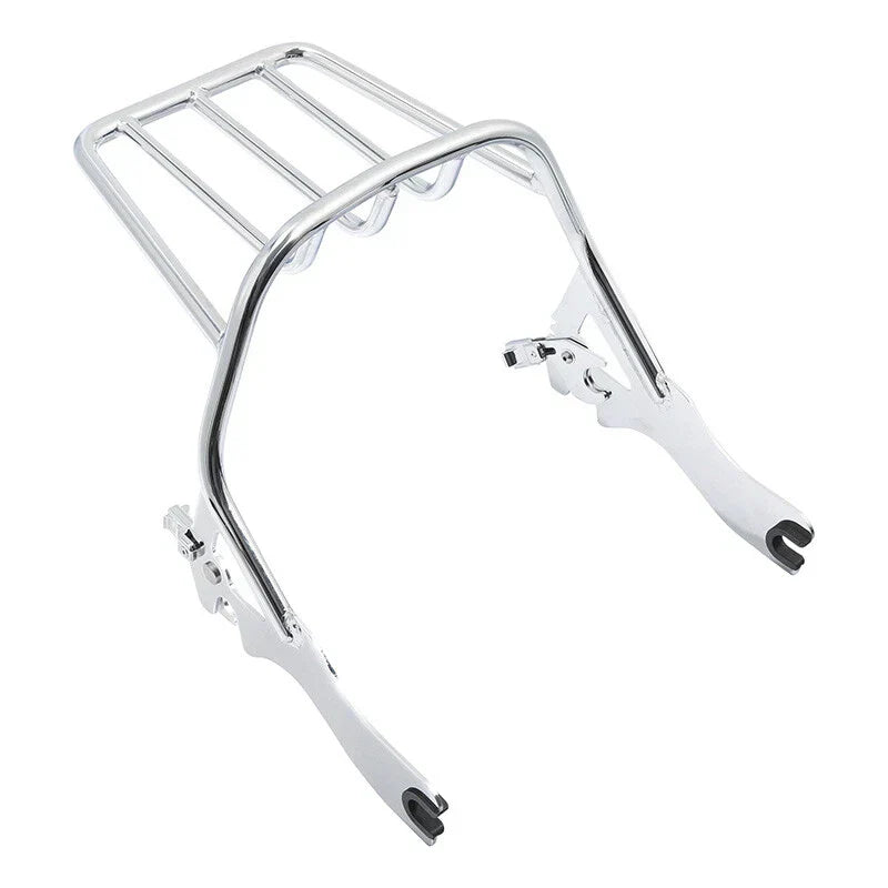 Chrome Luggage Mount Rack for Harley Softail FXFB FXFBS (2018-2024)