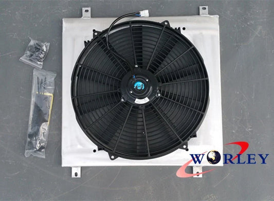 Aluminum Radiator Shroud & Fan for Holden Commodore VB VC VH VK V8 (1979-1986)