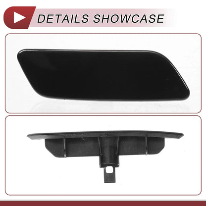 Front Right Washer Nozzle Cover for Lexus GS200t (2016-2019) Black 1 x Pcs