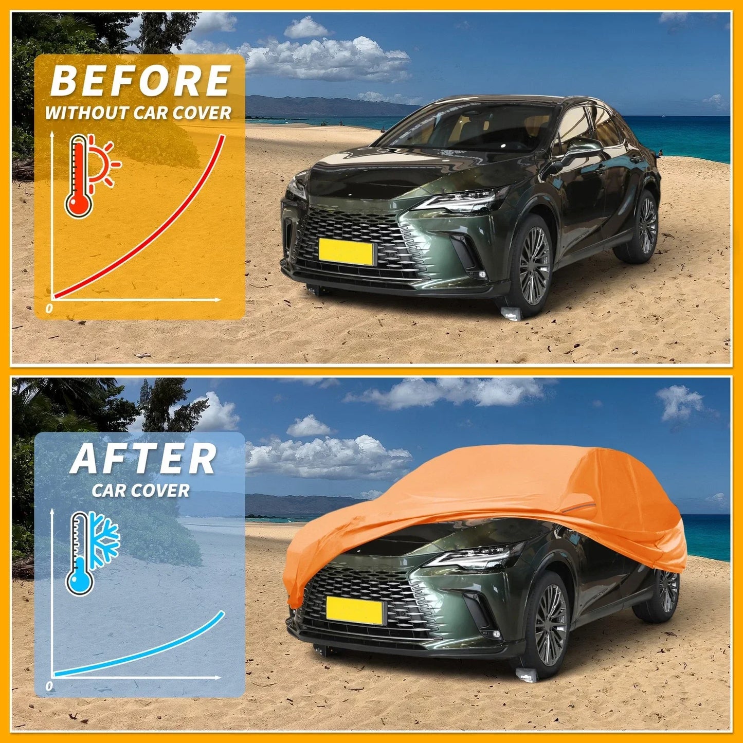 Waterproof All Weather Car Cover for Lexus RX