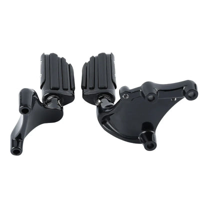 Black Passenger Foot Pegs for Harley Sportster 883 1200 (2014-2022)