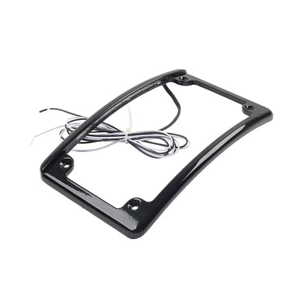 Rear License Frame Bracket w/Light for Harley Touring Glide