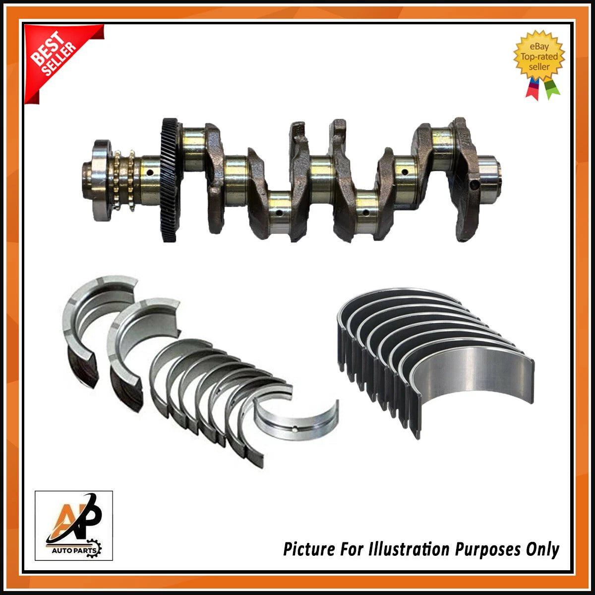 Crankshaft Main and Big End Bearing Kit for BMW X1 X3 X5 (2010–2019)