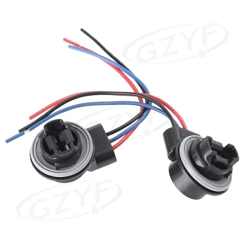 Turn Signal Light Socket Plug Adapter for 3156 3157 Bulb Lamp