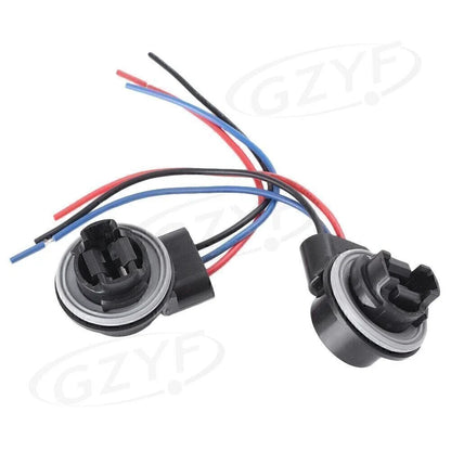 Turn Signal Light Socket Plug Adapter for 3156 3157 Bulb Lamp