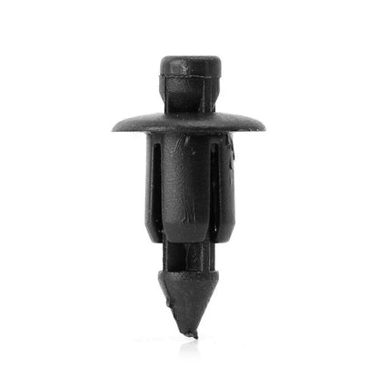 6mm Plastic Push Rivets Fastener Pin Clips for ATV - 100 Pcs