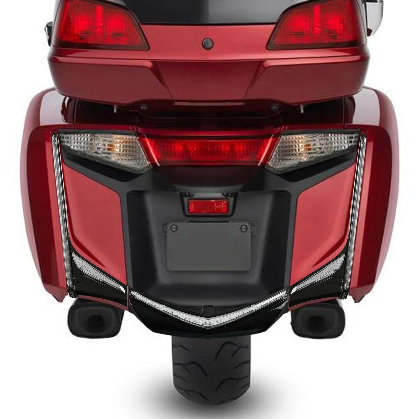Rear Fender Tip Accent Vertical LED Lights for Honda Goldwing (2012-2017)