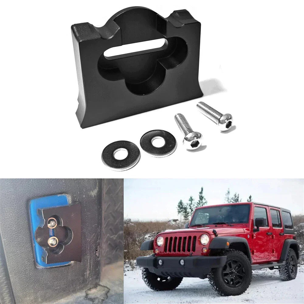 Aluminum Rear Door Tailgate Stopper for Jeep Wrangler (2007-2017)