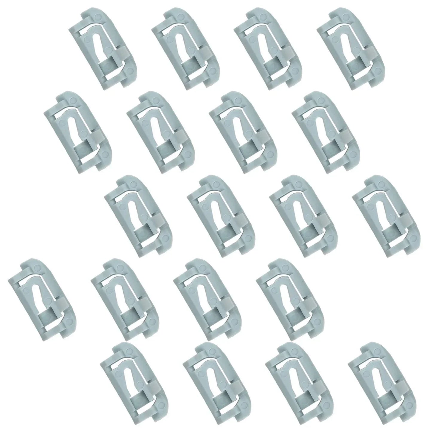 20pcs Molding Clips Green for G-Body Windshield & Rear Window Trim Fitment