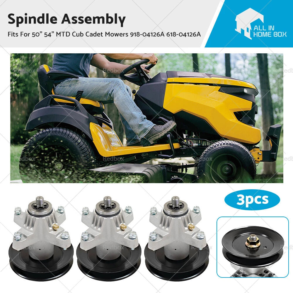 3 x Spindle Assembly for MTD Cub Cadet 50" 54" Mowers