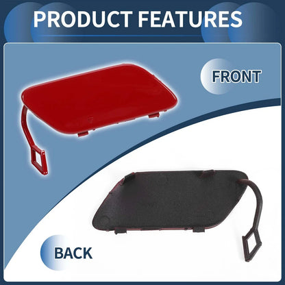Front Bumper Tow Hook Cover for Mercedes-Benz B-Class (2005-2011) - Jupiter Red